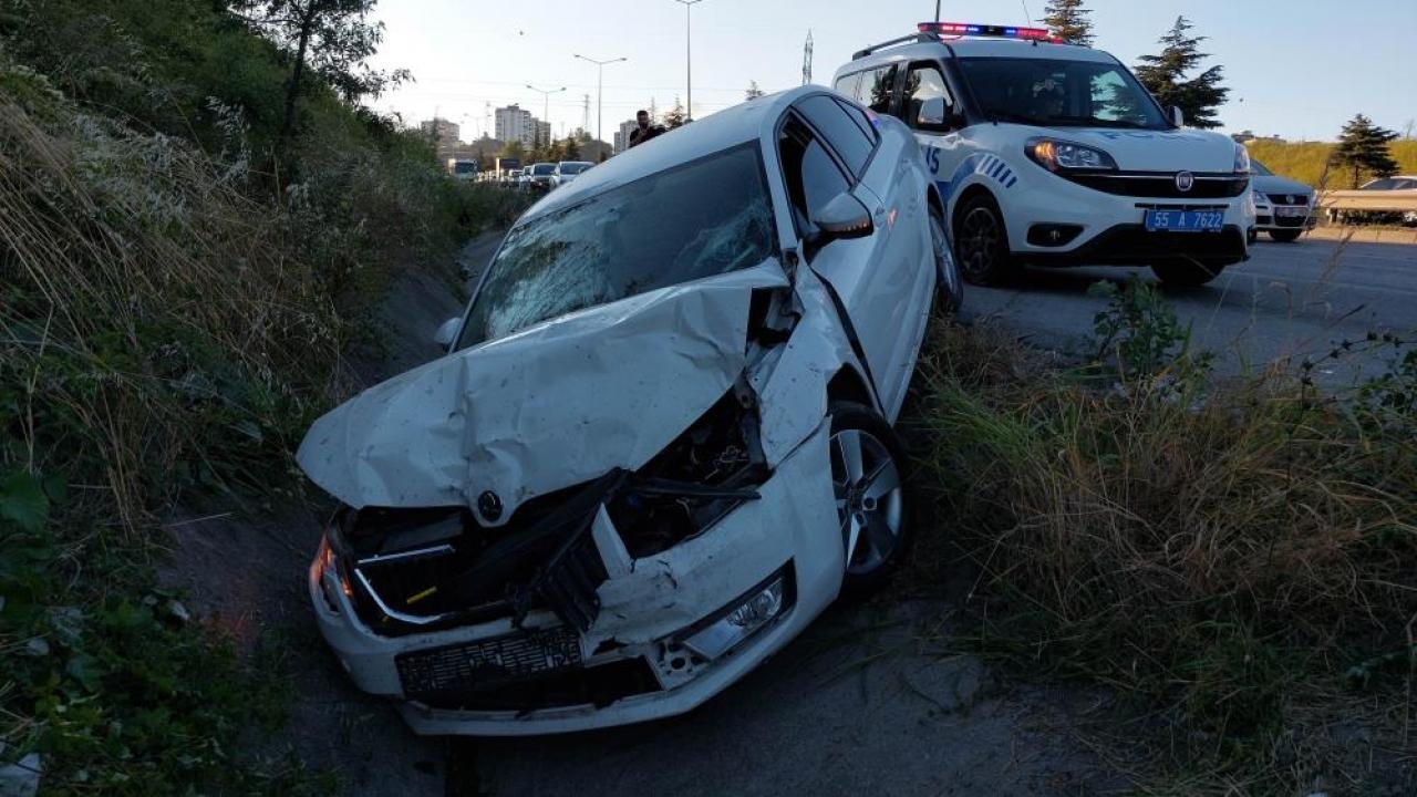 Samsun’da zincirleme kaza: 2’si polis 9 yaralı