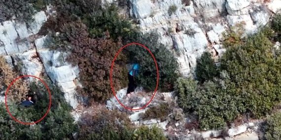 Kaçak avcılar dron ile tespit edildi!