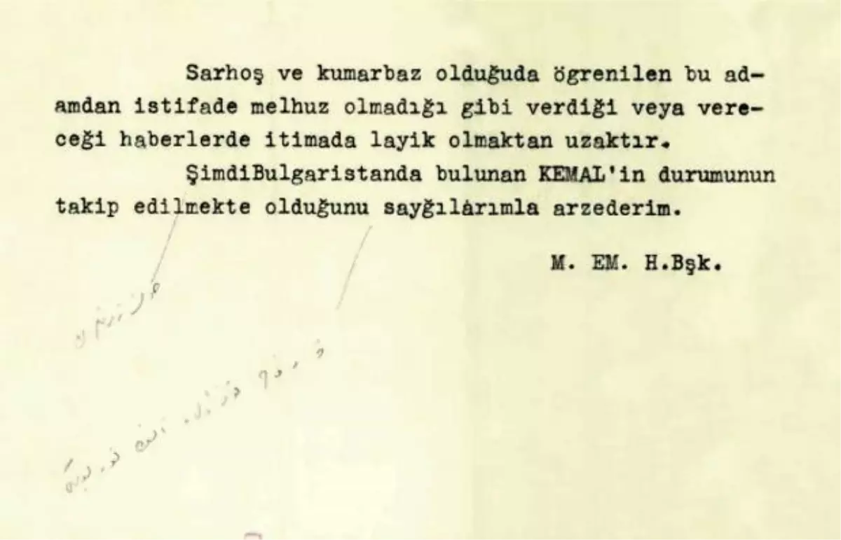 MİT, ‘İngiliz Kemal’ Hakkında Tarihi Belgeler Paylaştı