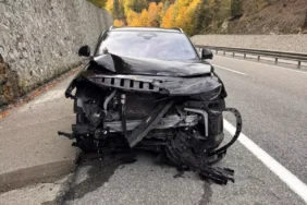 Bolu'da Elektrikli Otomobil Kaza Yaptı