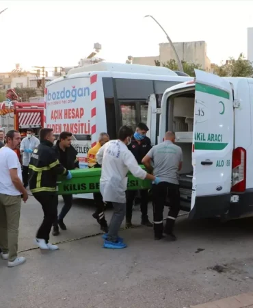 Kilis'te Halk Otobüsü Kadına Çarptı