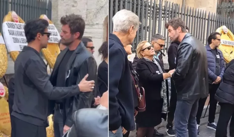 Kıvanç Tatlıtuğ, yakın arkadaşı Kıvanç Kasabalı'yı acı gününde yalnız bırakmadı