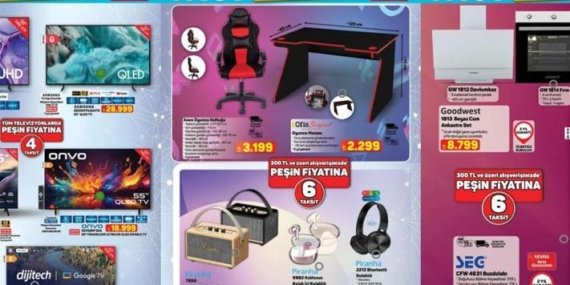 A101 AKTÜEL KATALOĞU İNDİRİMLİ ÜRÜNLER: Yeni haftanın indirimli ürünleri belli oldu! A101 Aldın Aldın oyuncu koltuğu, çapa motoru, blender seti, televizyon…