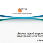 MBSTS soru ve cevap anahtarı ne zaman açıklanacak? Diyanet Mesleki Bilgiler Seviye Tespit Sınavı soruları PDF indir