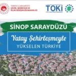 TOKİ Sinop Saraydüzü hak sahipleri konut belirleme kurası çekiliş sonuçları isim listesi