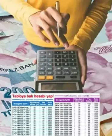Kısmi Emeklilikte Tablo: 3600, 4500 ve 5400 Gün İle Emeklilik Şartları Listelendi