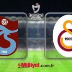 Trabzonspor-Galatasaray Süper Lig maçı ne zaman saat kaçta hangi kanalda? TS-GS derbi maçı CANLI yayın kanalı ve saati...