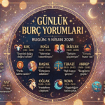 Günlük Burç Yorumları 5 Nisan 2026: Bugün hangi burç şanslı, hangi burç şanssız? Koçtan, Balık burcuna kadar günlük burç yorumu