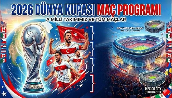 2026 Dünya Kupası Ne Zaman Başlıyor, Final Ne Zaman? FIFA Dünya Kupası Maçları ve Türkiye Maç Programı