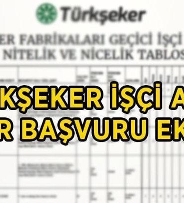 TÜRKŞEKER İŞKUR E-ŞUBE İŞÇİ ALIMI EKRANI! Türkiye Şeker Fabrikaları (TÜRKŞEKER) 525 işçi alımı ne zaman, başvuru şartları neler, kimler başvuru yapabilir?