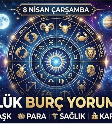 Günlük Burç Yorumları 8 Nisan: Merkür ve Venüs Etkisiyle Şans Kapınızı Çalabilir! İşte Burç Burç Tam Liste