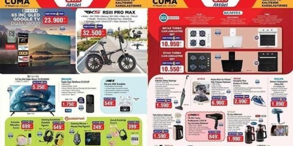 BİM AKTÜEL İNDİRİMLERİ 17 NİSAN CUMA | BİM markete bu hafta Cuma günü 16 Jant Bisiklet, Smart Drone, Halı Yıkama Makinesi geliyor!