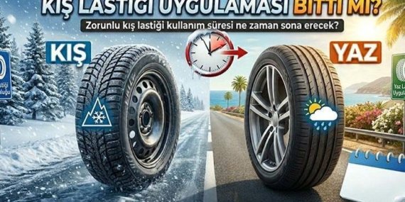 KIŞ LASTİĞİ UYGULAMASI BİTTİ Mİ, ne zaman bitiyor? Zorun kış lastiği kullanım süresi ne zaman sona erecek?