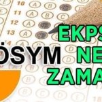 EKPSS NE ZAMAN, HANGİ TARİHTE? 2026 EKPSS sınavı hangi gün yapılacak? EKPSS sınav giriş belgesi sorgulama ekranı