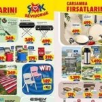 ŞOK AKTÜEL HAFTANIN FIRSATLARI 15-21 NİSAN | ŞOK 15-21 Nisan Haftanın Fırsatları aktüel kataloğunda hangi ürünler satışta olacak? XL Kamp Sandalyesi, Playstation 5, Hp Probook Notebook