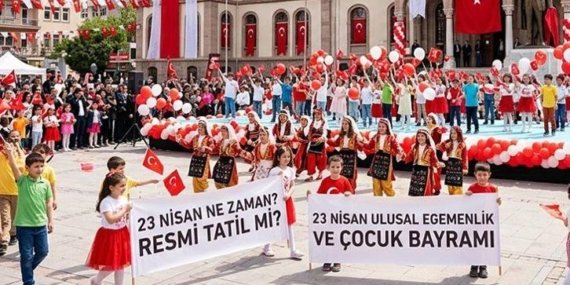 23 NİSAN NE ZAMAN, RESMİ TATİL Mİ? 23 Nisan hangi güne denk geliyor, bankalar, kamu kurumları açık mı?