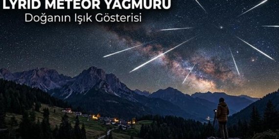 Lyrid Meteor Yağmuru 2026 Zirve Tarihi: Lyrid (Çalgı) Meteor Yağmuru Türkiye’den görülecek mi, ne zaman, saat kaçta?