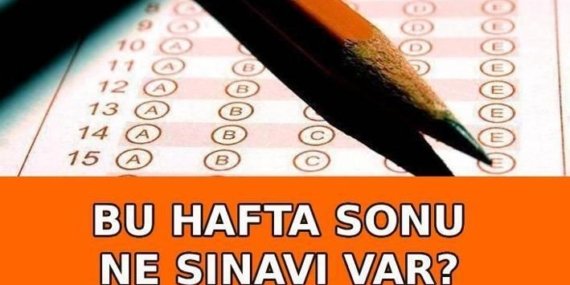 HAFTA SONU SINAV VAR MI? 18-19 Nisan ne sınavı var? ÖSYM e-YDS, EKPSS, ATA AÖF sınav oturum tarihi ve saatleri