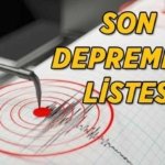 BUGÜNKÜ SON DEPREMLER LİSTESİ! 23 Nisan en son nerede, kaç şiddetinde deprem oldu? Kandilli Rasathanesi/AFAD yeni son depremler listesi...