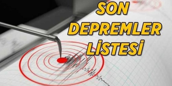 BUGÜNKÜ SON DEPREMLER LİSTESİ! 23 Nisan en son nerede, kaç şiddetinde deprem oldu? Kandilli Rasathanesi/AFAD yeni son depremler listesi…