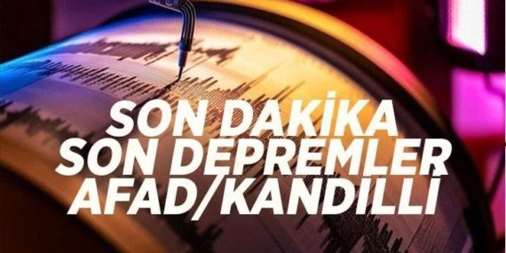 SON DEPREMLER: 24 Nisan 2026 en son deprem nerede oldu? AFAD/Kandilli bugünkü son depremler listesi