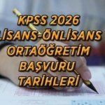 KPSS LİSANS-ÖNLİSANS-ORTAÖĞRETİM BAŞVURU TARİHLERİ! KPSS Lisans sınavı ne zaman, başvurular hangi tarihlerde alınacak?