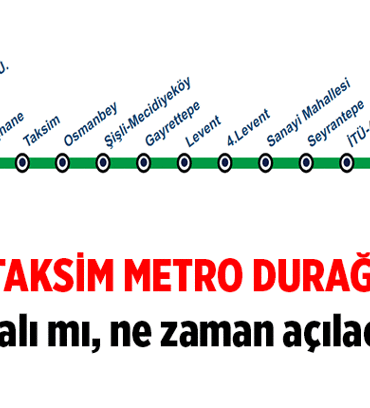 Son Güncel Duyuru ❗ Taksim metrosu ve ⁠F1 Taksim-Kabataş Füniküler 27 Nisan bugün kapalı mı, neden kapalı? M2 Taksim metro durağı ne zaman açılacak?