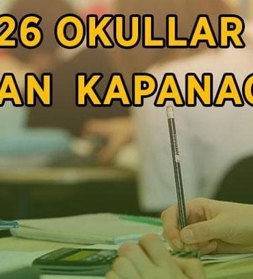 OKULLARIN KAPANIŞ TARİHİ | Okullar ne zaman kapanacak? 2025-2026 eğitim öğretim yılı ne zaman bitiyor, yaz tatili ne zaman başlıyor?
