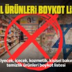 Türkiye'de satılan İsrail malları ve markaları boykot ürünleri tam liste 2026: Günlük alışverişlerimiz esnasında siyonizmle mücadele edebiliriz!
