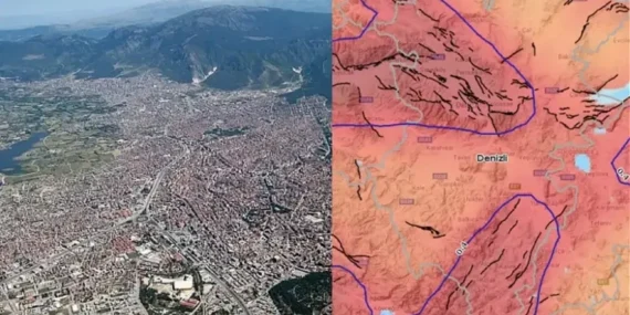 Denizli deprem fay hattı nereden geçiyor? Denizli deprem risk haritası