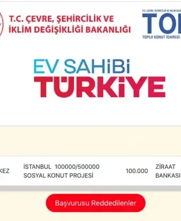 TOKİ İstanbul kura listesi açıklandı: Anadolu ve Avrupa Yakası’nda başvurusu reddedilenler belli oldu