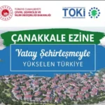 TOKİ Çanakkale Ezine Danişment müstakil arsa parsel belirleme kurası çekiliş sonuçları isim listesi
