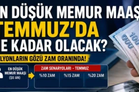 En düşük memur maaşı Temmuz’da ne kadar olacak? Milyonların gözü zam oranında! Memur ve memur emeklisi için yeni maaş hesabı ortaya çıktı
