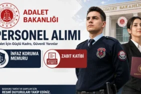 Adalet Bakanlığı 15 bin personel alımı için geri sayım başladı! İnfaz koruma memuru, zabıt katibi alımları başladı mı? Başvuru tarihiyle ilgili yeni detay ortaya çıktı!