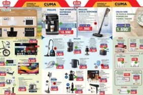 YENİ BİM KATALOĞU 1 MAYIS CUMA SATIŞTA: BİM AKTÜEL katalog ürünleri tamamı! Philips espresso makinesi, şarjlı süpürge, rattan koltuk, Hot Wheels arabalar, mikrodalga fırın, hamur yoğurma makinesi...
