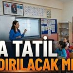 ARA TATİL KALDIRILIYOR MU? 2026-2027 Eğitim yılında ara tatil olmayacak mı? Yaz tatilinin süresi değişecek mi?