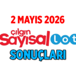 Bugünkü Çılgın Sayısal Loto Çekiliş Sonuçları Sorgulama Ekranı: 2 Mayıs 2026 Çılgın Sayısal Loto Çekiliş Sonuçları belli oldu