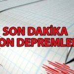 SON DEPREMLER 3 MAYIS 2026 PAZAR: Az önce deprem mi oldu? En son nerede ve ne zaman deprem oldu? AFAD/Kandilli son depremler listesi