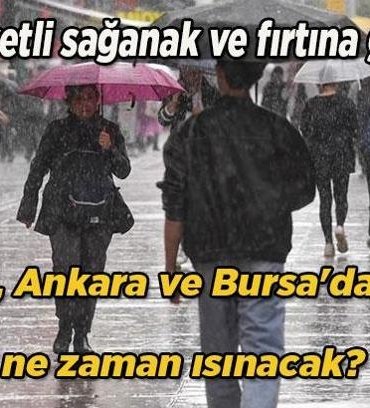 HAVA DURUMU HABERLERİ: 44 il için sarı kodlu uyarı! İstanbul, Ankara ve Bursa'da havalar ne zaman ısınacak? Kuvvetli sağanak ve fırtına geliyor