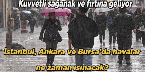 HAVA DURUMU HABERLERİ: 44 il için sarı kodlu uyarı! İstanbul, Ankara ve Bursa’da havalar ne zaman ısınacak? Kuvvetli sağanak ve fırtına geliyor