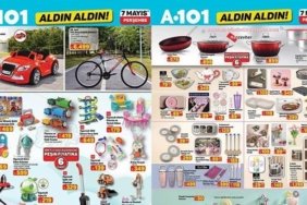 YENİ A101 AKTÜEL İNDİRİMLERİ! A101 Aldın Aldın 7 Mayıs aktüel kataloğunda hangi ürünler satışa çıkacak? 12V Kumandalı Akülü Araba, 26 Jant Tek Amörtisörlü Bisiklet, Kapaklı Metal Saklama Kabı Seti...