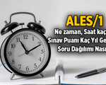 ALES ne zaman, saat kaçta, sınav süresi kaç dakika, ne kadar? 2026 ALES puanı geçerlilik süresi ne kadar, soru dağılımı nasıl?
