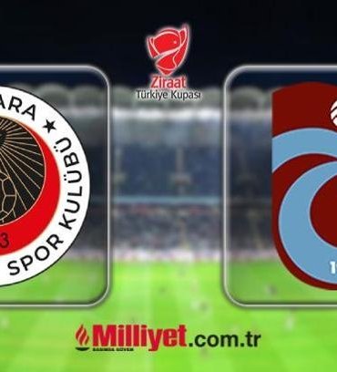Gençlerbirliği - Trabzonspor maçı ne zaman, saat kaçta? Ziraat Türkiye Kupası ZTK Gençlerbirliği - Trabzonspor maçı hangi kanalda?