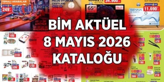 8 MAYIS 2026 YENİ BİM KATALOĞU AKTÜEL ÜRÜNLER BUGÜN SATIŞTA: BİM kataloğunda Anneler Günü ürünleri! Elektrikli süpürge, ütü, Blender Set, saç düzleştirici, pasta tabağı, bakım cihazları…