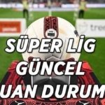 SÜPER LİG GÜNCEL PUAN DURUMU! Süper Lig'de 33. hafta maçları canlı sonuçlar ve oluşan son puan durumu...