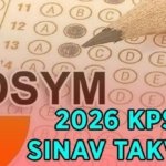 KPSS başvuruları ne zaman başlıyor? 2026 KPSS başvuruları hangi tarihte alınacak? ÖSYM KPSS sınav ve başvuru takvimi