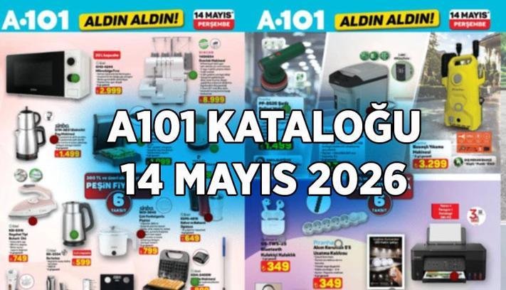 14 MAYIS PERŞEMBE SATIŞTA! A101 ALDIN ALDIN KATALOĞU: A101’de bu hafta hangi ürünler indirimde? Kamp malzemeleri, piknik malzemeleri, para sayma makinesi, araç içi buzdolabı, dijital piyano…