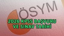 KPSS BAŞVURU VE SINAV GÜNÜ 2026: KPSS başvuruları hangi gün başlıyor? KPSS sınavı ne zaman?