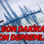 EN SON DEPREMLER LİSTESİ 13 MAYIS 2026: Canlı Az önce deprem mi oldu? Bugün en son deprem nerede oldu, saat kaçta oldu? AFAD / Kandilli Rasathanesi son dakika depremler