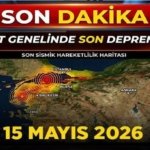 Son dakika deprem haberleri 15 Mayıs 2026: Az önce deprem mi oldu? Son deprem nerede, kaç büyüklüğünde oldu? AFAD - Kandilli Rasathanesi